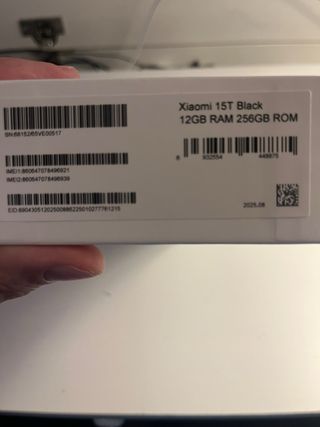 Xiaomi 15T 256GB Negro