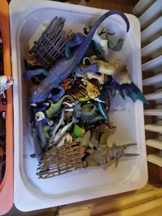 Lote Juguetes Animales y Dinosaurios