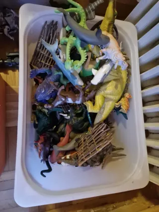 Lote Juguetes Animales y Dinosaurios