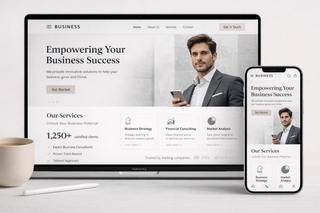 Web profesional para negocios (consigue clientes)
