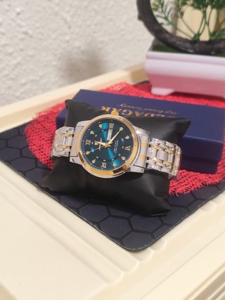 Reloj poedagar Hombre Oro y Azul