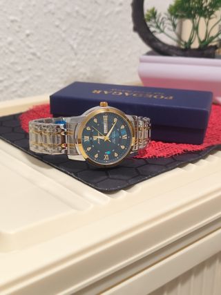 Reloj poedagar Hombre Oro y Azul
