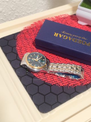 Reloj poedagar Hombre Oro y Azul