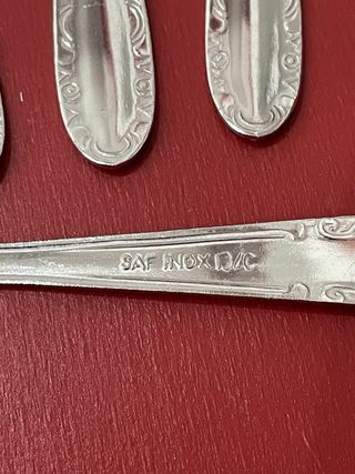 Posate in acciaio inox - Set 12 forchette dessert