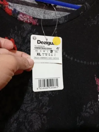 Blusa estampada floral talla única