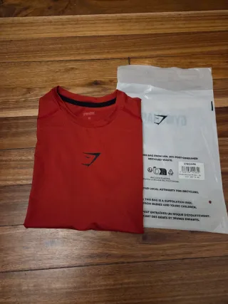 Camiseta Gymshark sin mangas Talla XS