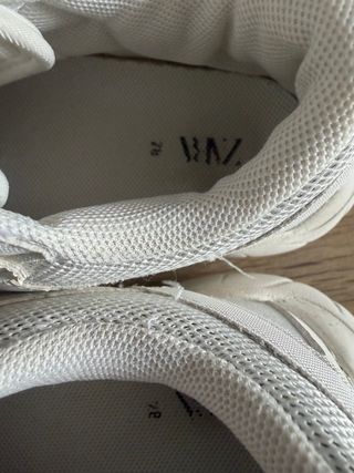 Zapatillas deportivas Zara niñ@s blancas