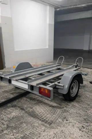 Remolque galvanizado para motos