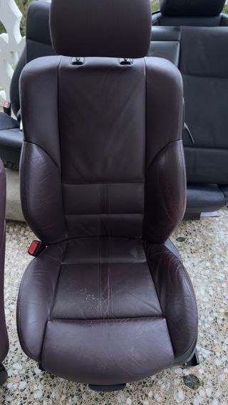 Asientos BMW E46 Coupe Cuero granate
