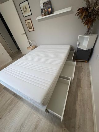 Estructura Cama NORDLI + Colchón MATRAND