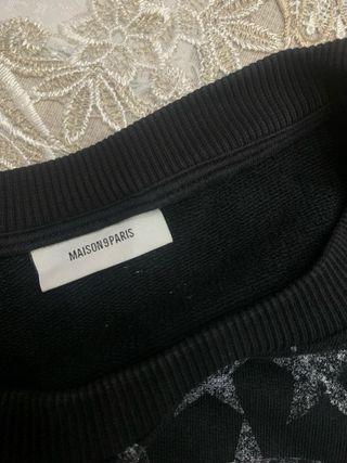 Felpa Maison 9 Paris M9P con stelle