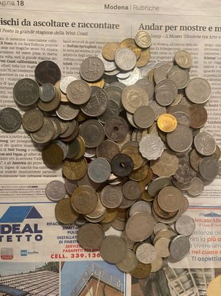 Lote 1 kg Monedas mundiales mixta