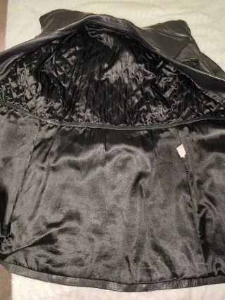 Chaquetón Piel Vacuno Negro