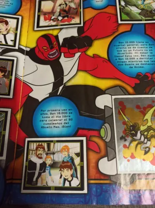 Álbum Cromos Ben 10 Nuevas Aventuras