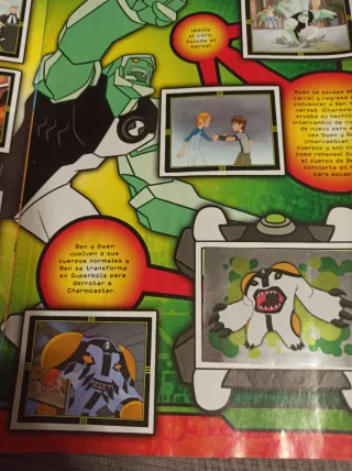 Álbum Cromos Ben 10 Nuevas Aventuras