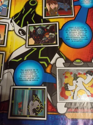 Álbum Cromos Ben 10 Nuevas Aventuras