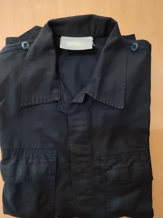 Camisa faena armada española negra varias tallas