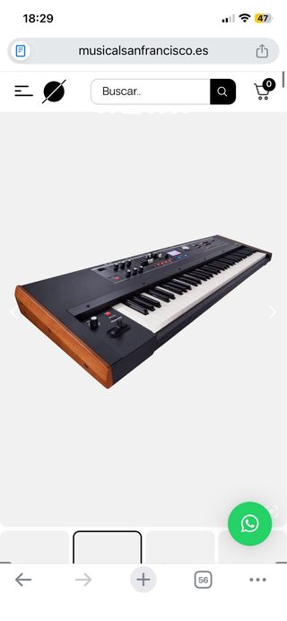 Teclado Roland VR-730