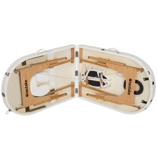 Camilla para masajes de 3 zonas, blanco