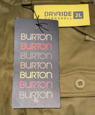 Pantalón Mujer Nieve Burton Verde Talla M 38-40
