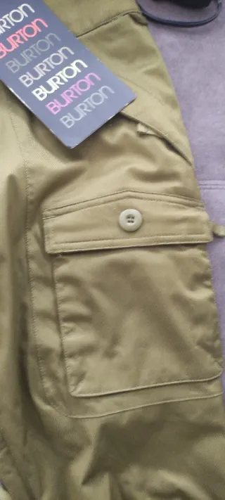 Pantalón Mujer Nieve Burton Verde Talla M 38-40