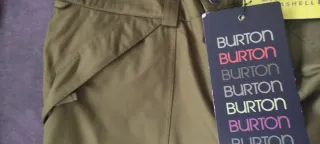 Pantalón Mujer Nieve Burton Verde Talla M 38-40