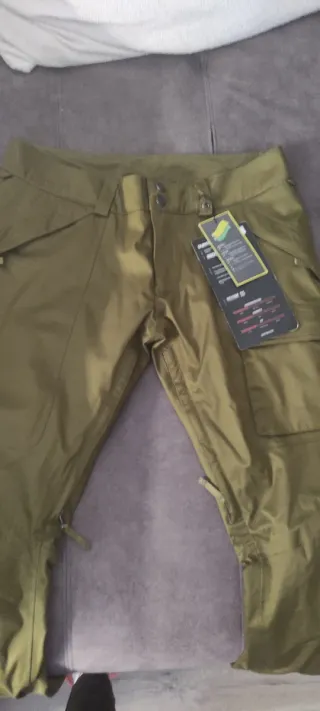 Pantalón Mujer Nieve Burton Verde Talla M 38-40
