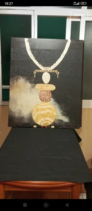 Cuadro Lienzo Abstracto Figura