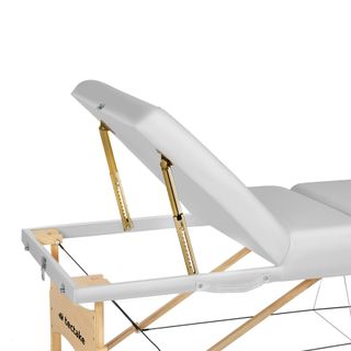 Camilla para masajes de 3 zonas, blanco