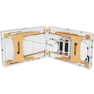 Camilla para masajes de 3 zonas, blanco