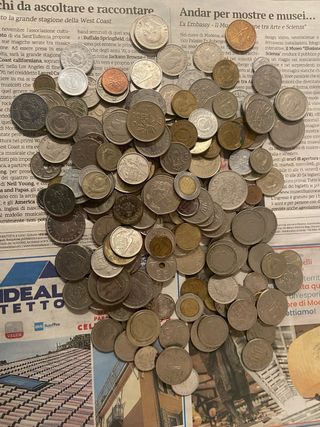 Lotto Monete 1 kg di mondiali miste