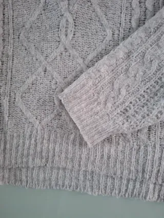 Jersey Stradivarius beige talla única