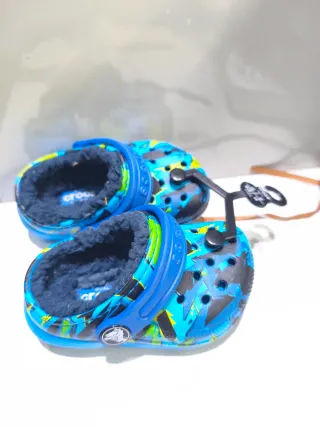 Crocs Foderati Bambino Blu Taglia C4