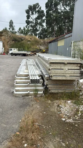 Panel sándwich lana de roca