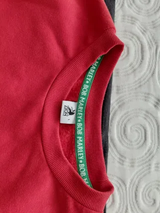 Sudadera Bob Marley Roja firmada