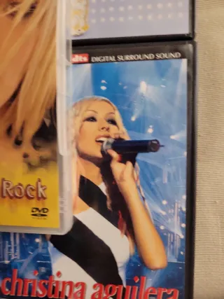 Lote 5 DVD Britney Spears, Hilary Duff, Christina