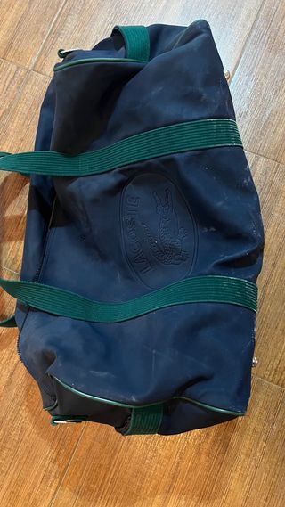 Auténtica bolsa de deporte Lacoste de tenis anos90