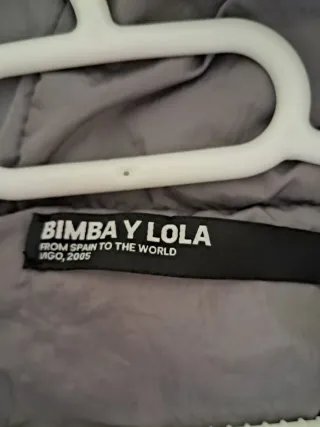 Plumífero Bimba y Lola gris