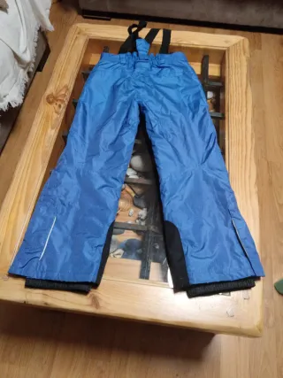 Pantalón de esquí infantil azul