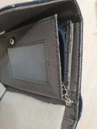 Portafoglio Biagotti donna blu con cuore