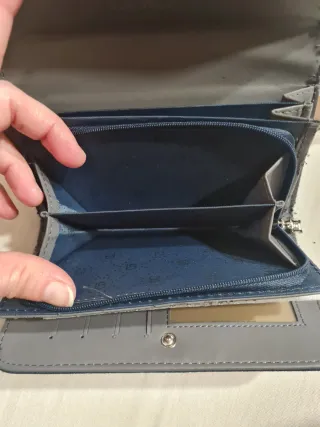 Portafoglio Biagotti donna blu con cuore