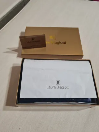 Portafoglio Biagotti donna blu con cuore