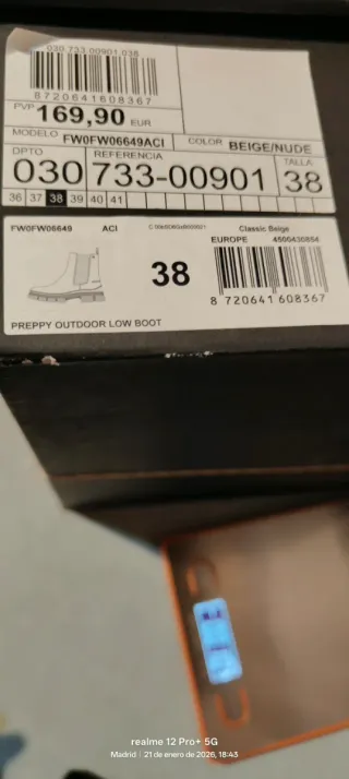 Botines Chelsea Piel Beige Tommy Hilfiger