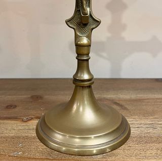 Crucifijo y candeleros de altar doméstico francés