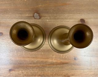 Crucifijo y candeleros de altar doméstico francés