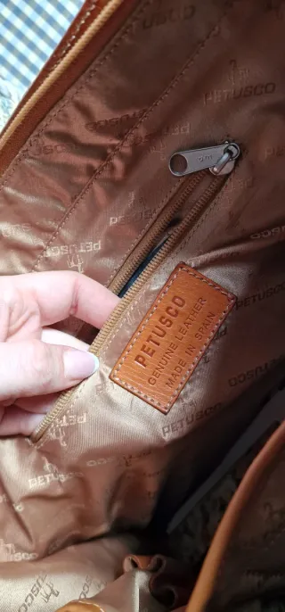 Bolso Artipiel Beige y Marrón Petusco