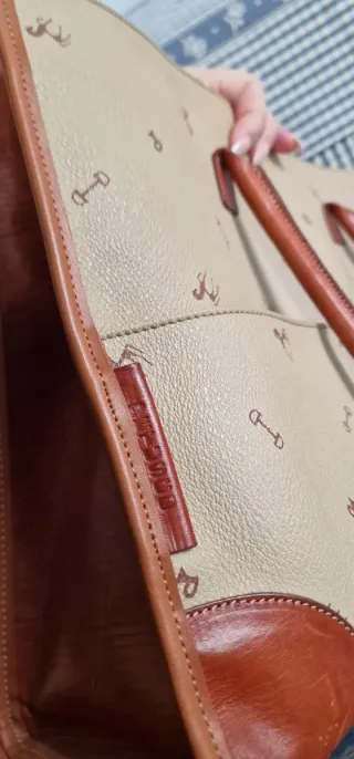 Bolso Artipiel Beige y Marrón Petusco