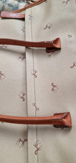 Bolso Artipiel Beige y Marrón Petusco