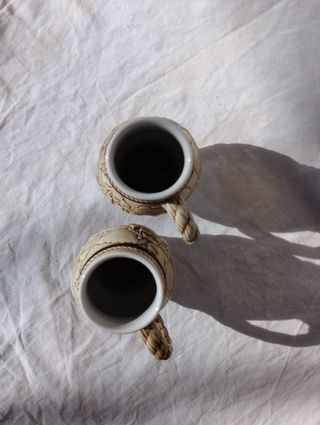 2 mini Boccali Birra Avon Navi Antiche collezione