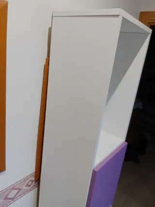 Estantería Lila y Blanca 1.91m